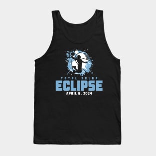 Total Solar Eclipse 2024 Basketball Tank Top